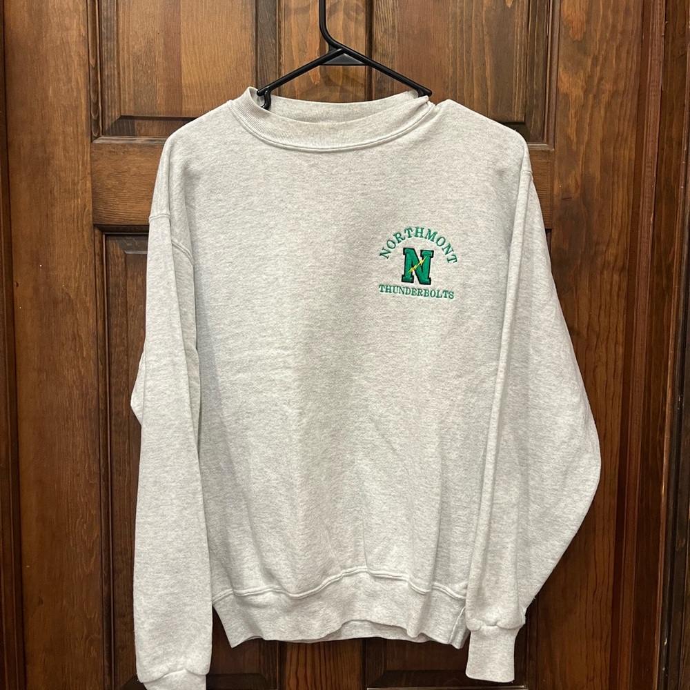 Northmont Thunderbolts Gray Sportswear Crewneck